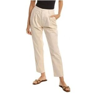 Michael Stars Stretch Twill Penny pants - Ecru - Size Large
